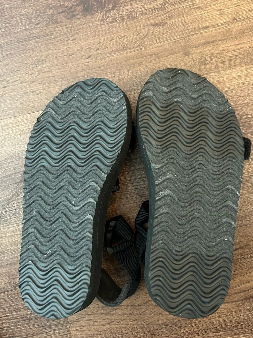 Old Navy Black Kids' Adjustable Strap Sandals
